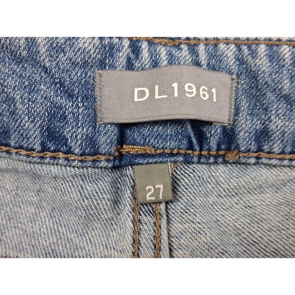 DL1961 Women’s Size 27 Hepburn High-Rise Wide Leg Jeans Light Blue Denim - Picture 6 of 16